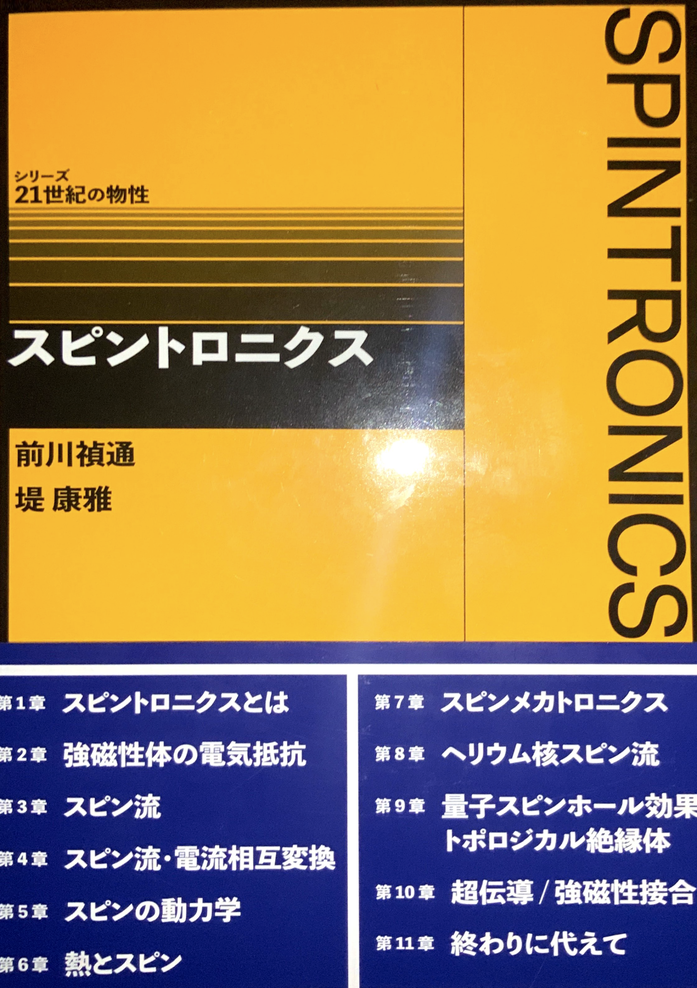 『スピントロニクス』(日本評論社、2019年)